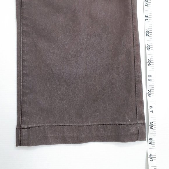 POINT ZERO Vintage Boot Cut Jeans in Chocolate Brown Ombré Fade - Picture 10 of 16